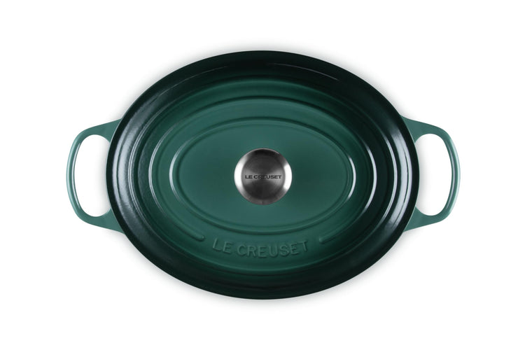 Enameled Cast Iron Oval Dutch Oven