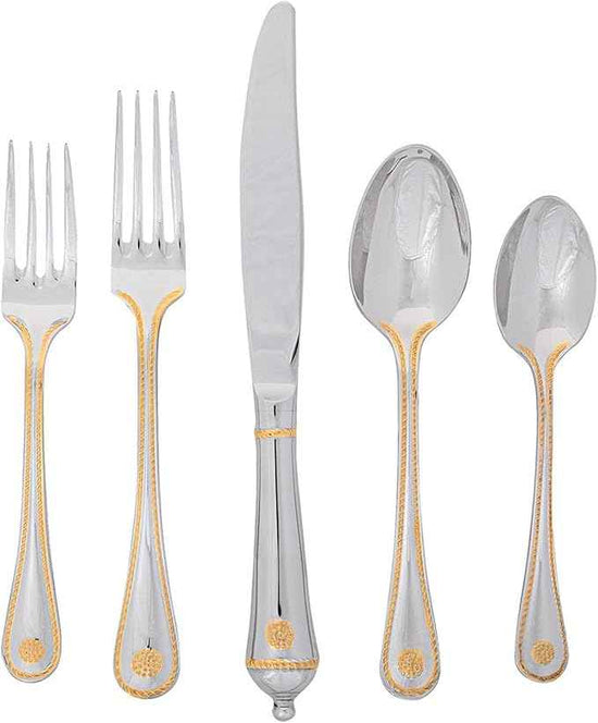 Juliska Berry & Thread 20pc Place Setting - Polished with Gold