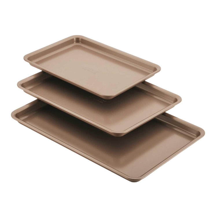 Gourmet Nonstick Bakeware Set with Nonstick Cookie Sheets (3 Count)