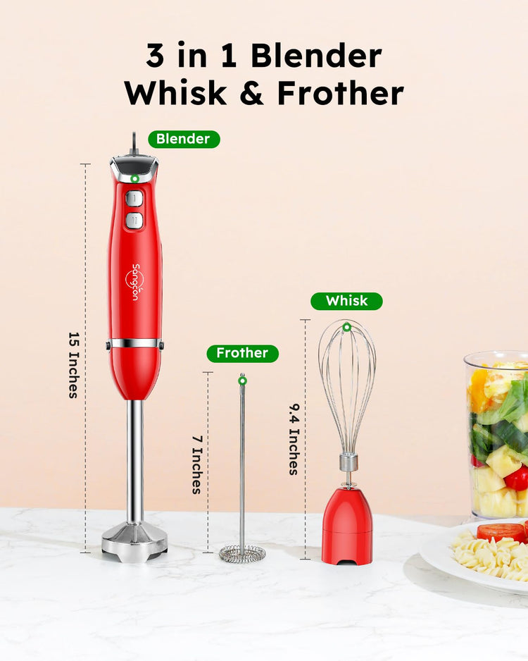 Immersion Blender Handheld
