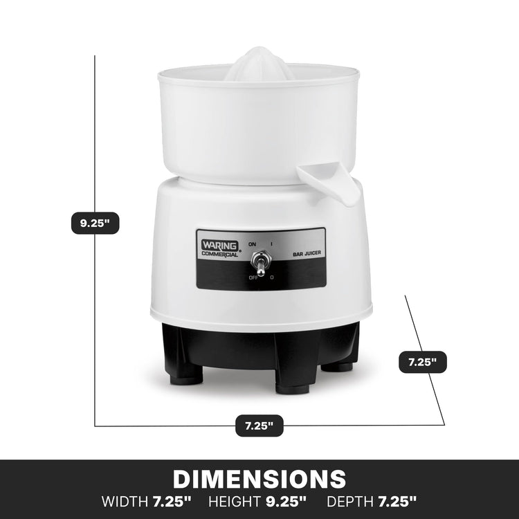 Compact Electric Citrus Juicer with 120 Oranges per Hour Capacity
