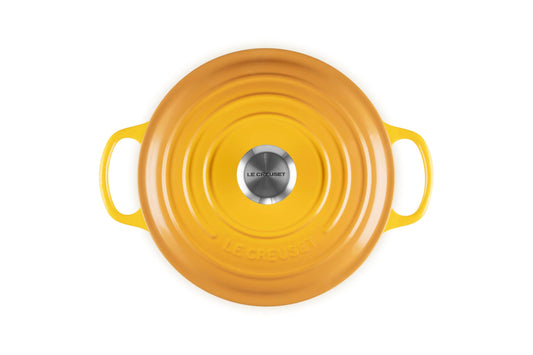 Enameled Cast Iron Round Wide Dutch Oven
