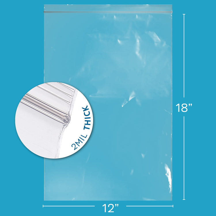 12" x 18" Zip Bags (200 Count)