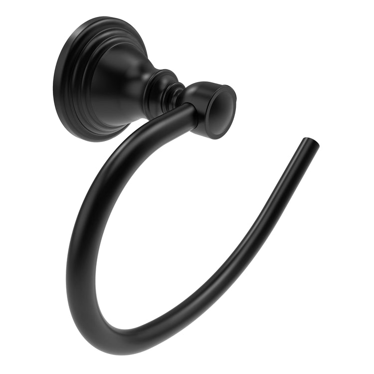 Black Towel Ring Wall Mounted for Bathroom