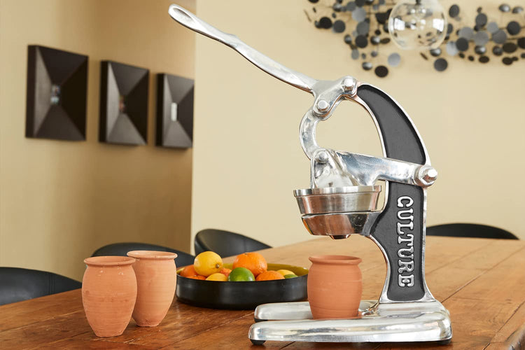 Artisan Cast Aluminum Professional Grade Manual Hand Press Juicer for Orange