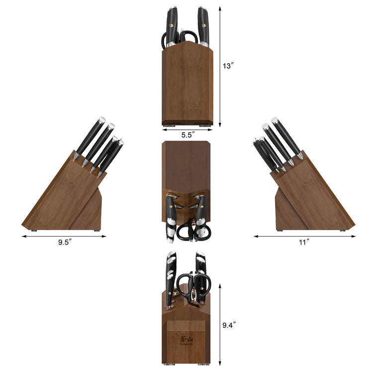 L Series 10 Piece Knife Block Set