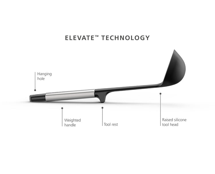 Elevate Silicone Ladle with Integrated Tool Rest (Ladle)