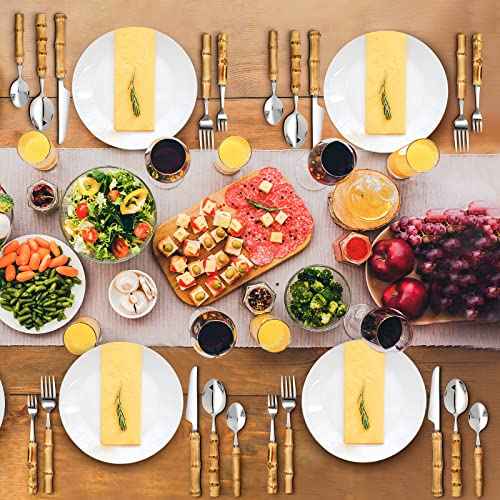 Bamboo Silverware Set 18