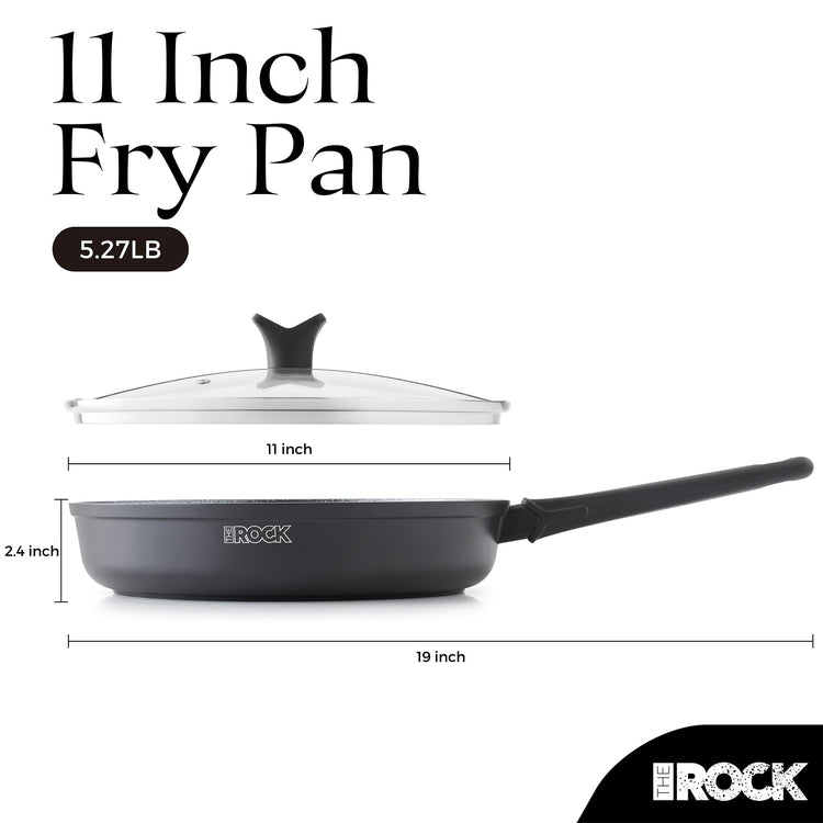 SOHO 11 Inch Non Stick Frying Pan with Lid
