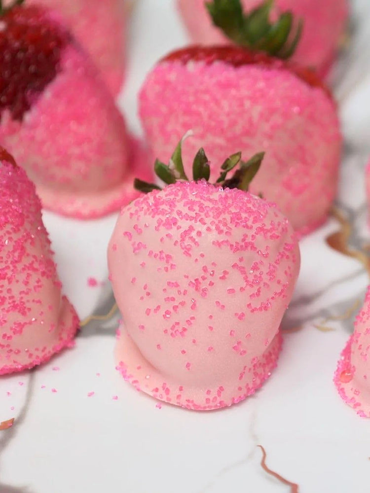 Sanding Sugar Pink Edible Sugar Sprinkles Sanding Sugar for Cake Decorating, Sparkling Edible Crystal Candy White Pearl Sugar for Wedding Party Baking Cupcake Cookie Ice Cream Decoration Supplies - 5.3 oz