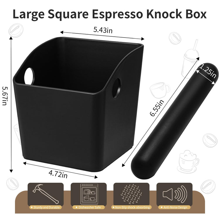 Large Square Knock Box Shock