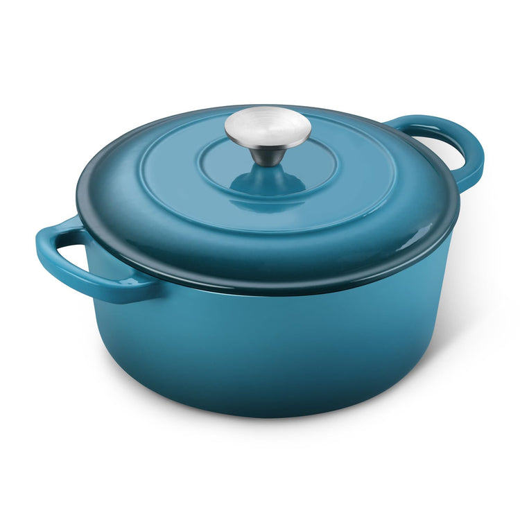 3 Qt Enameled Cast Iron Dutch Oven with Lid