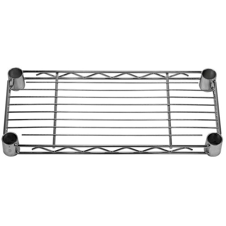 Shelving Inc. 8" d x 18" w Chrome Wire Shelving with 3 Tier Shelves (3 Count)