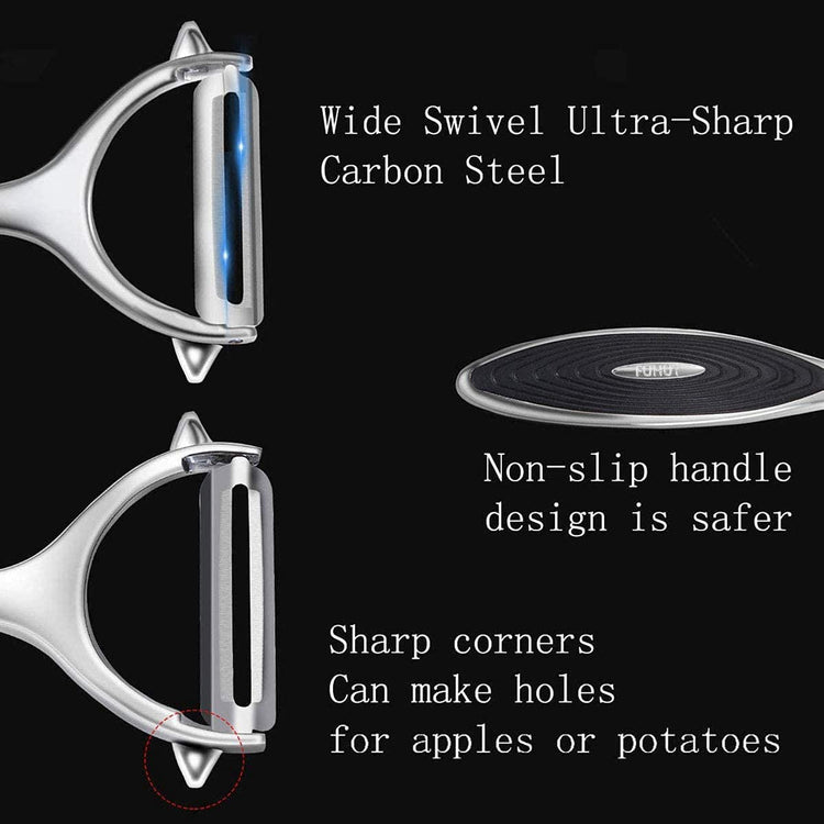 Vegetable Apple Peelers for kitchen (2 Count)