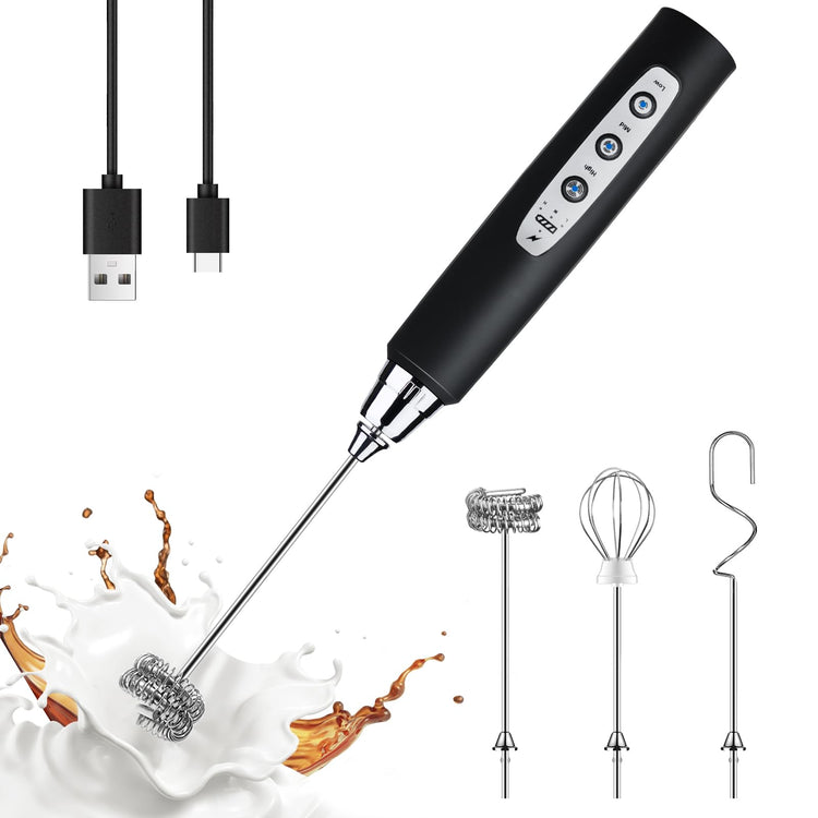 Handheld Milk Frother Wand for Coffee
