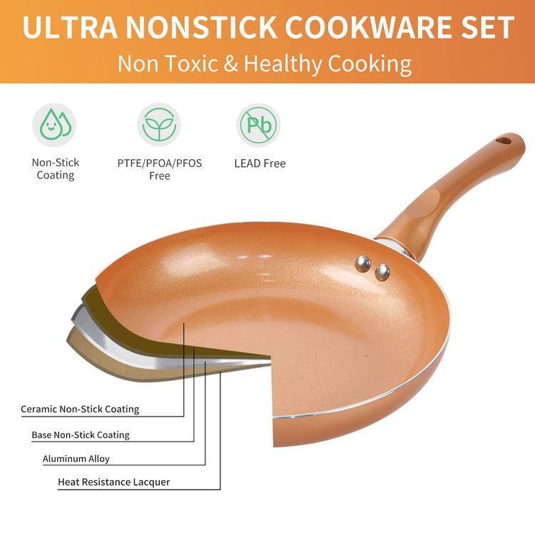 Pots and Pans Set Ultra Nonstick