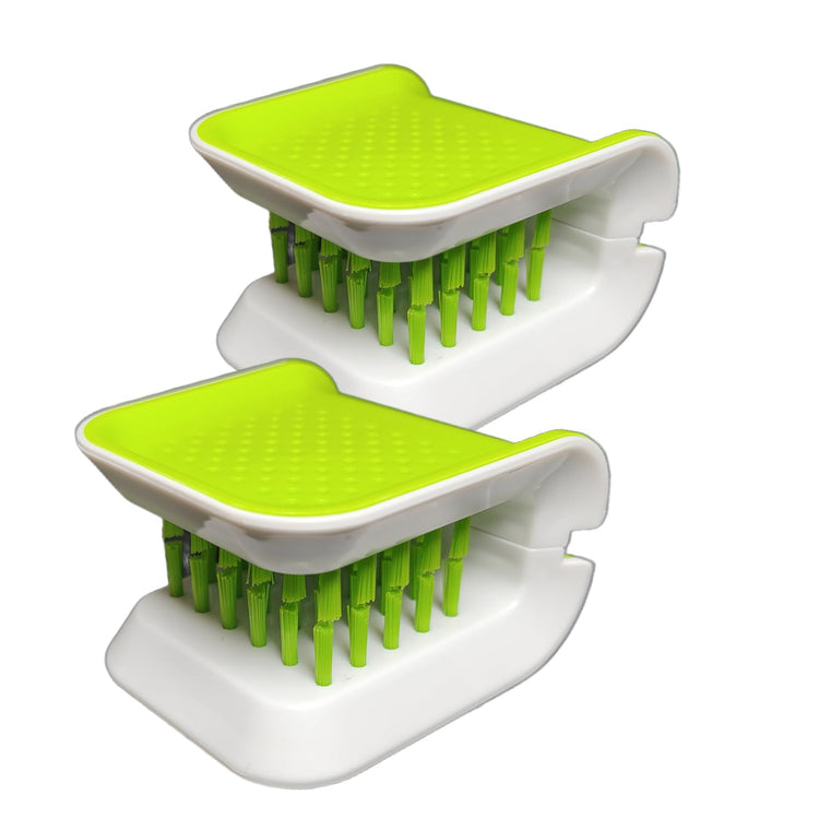 2Pcs Openable BladeBrush Knife and Cutlery Cleaner Brush (2 Count)