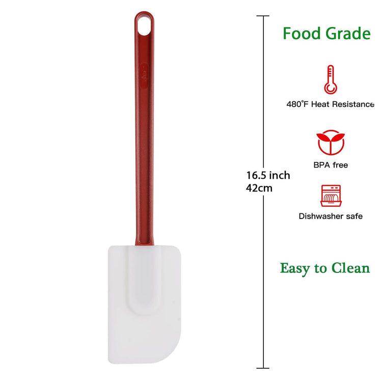 Silicone Rubber Spatula Set of 3 (3 Count)