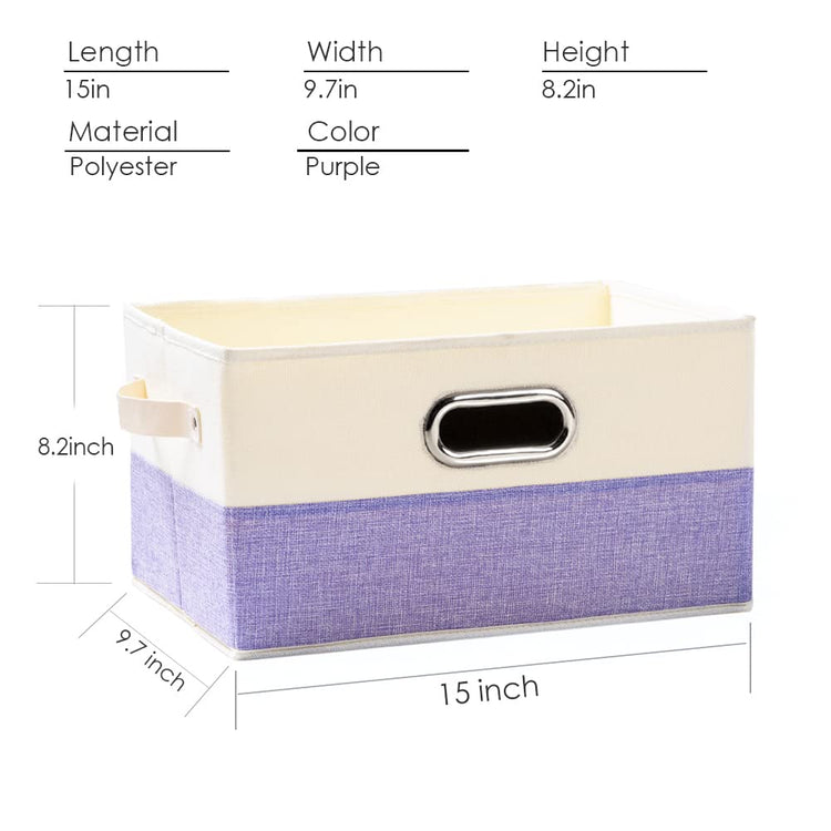 Large Fodable Storage Bins for Closet [3 (3 Count)