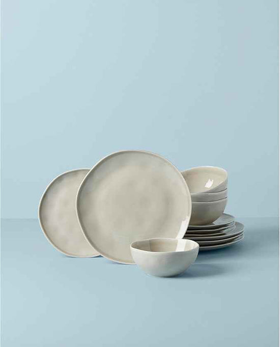 Lenox, Grey Bay Colors 12 Piece Set, 17.55 LB