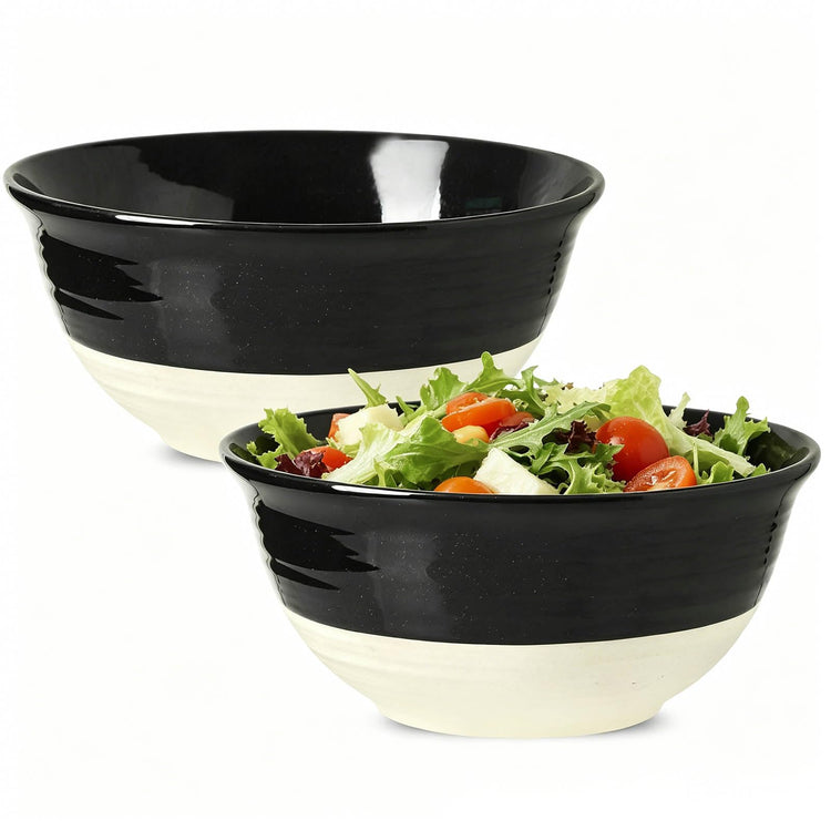 Large Ceramic Serving Bowls Set of 2 (2 Count)