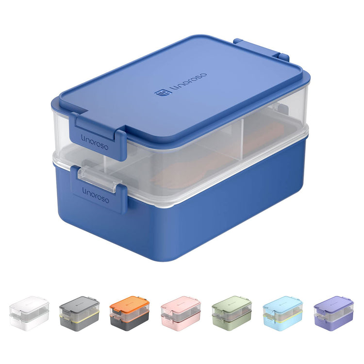 Stackable 2 Tier Adult Bento Box