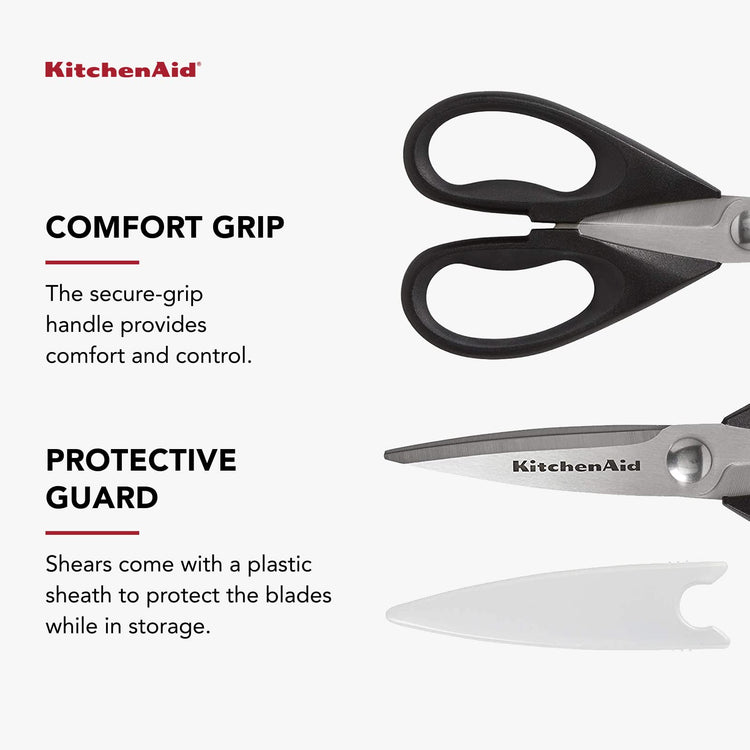 All Purpose Kitchen Shears with Protective Sheath Durable Stainless Steel Scissors