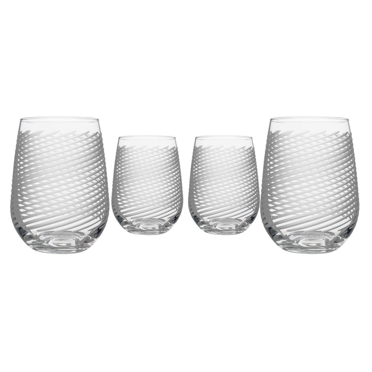 Cyclone Stemless Wine Tumbler (4 Count)