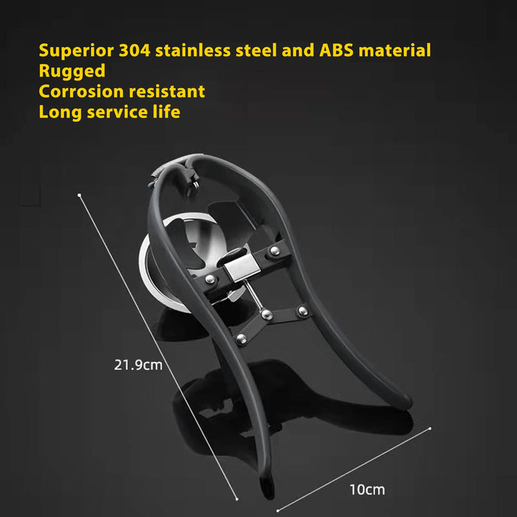Egg Cracker Automatic Stainless Steel Egg Opener Eggshell Cutter Tool Egg Yolk White Separator Egg Cracking Tool for Baking Cake