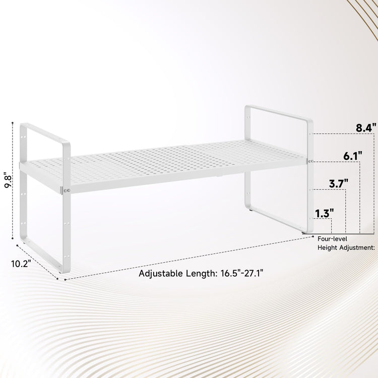 16.5~27.1" Expandable Shelf with Hole (16 Count)