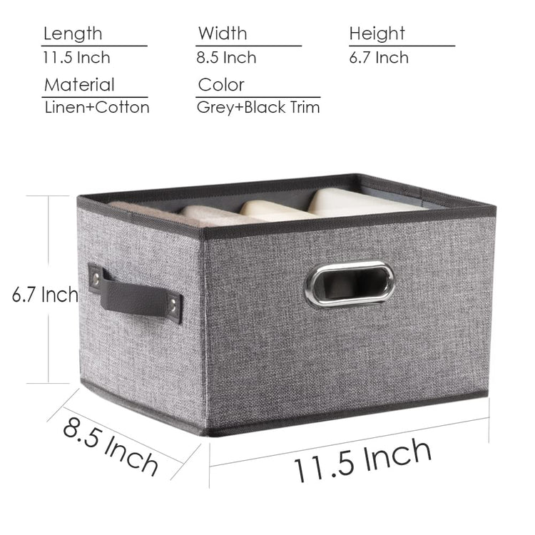 Fodable Storage Baskets for Closet [5 (5 Count)