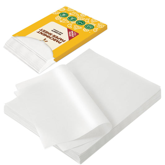 350 Pcs White Parchment Paper Baking Sheets