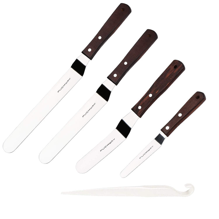 4 PCS Cake Decorating Icing Spatula set with 4 (4 Count)