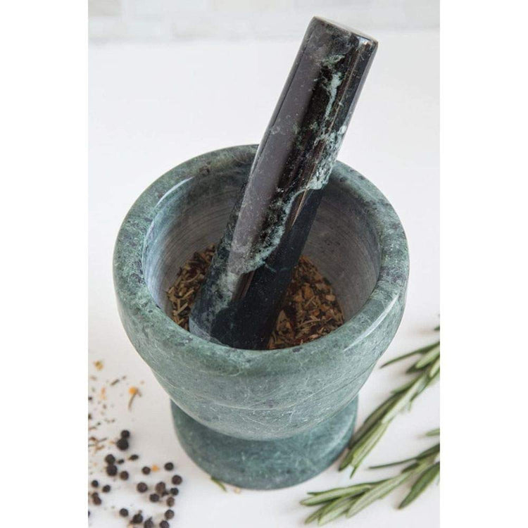Marble Mortar and Pestle