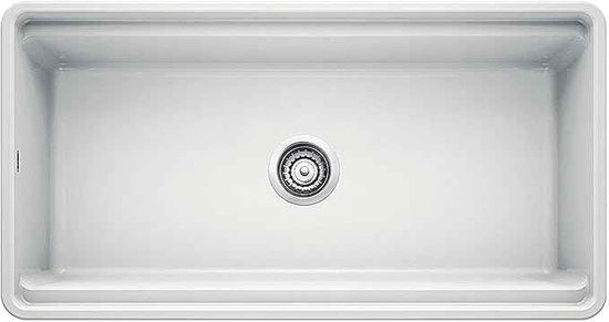 Blanco 523026 PROFINA Fireclay 36" Apron Front Farmhouse Kitchen Sink with Cutting Board, White