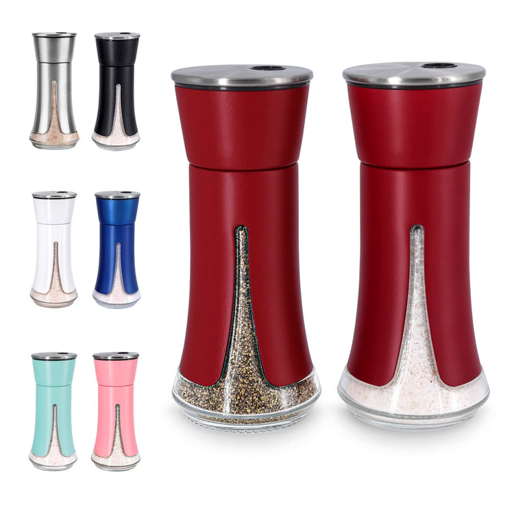 Red Salt and Pepper Shakers by Aelga (2 Count)