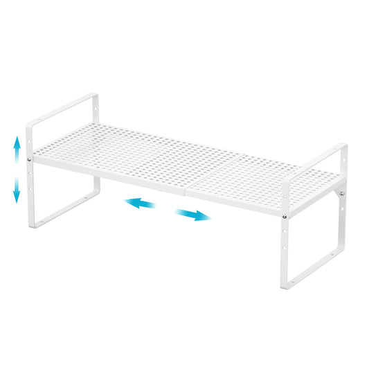 Expandable Cabinet Storage Shelf Organizer Rack