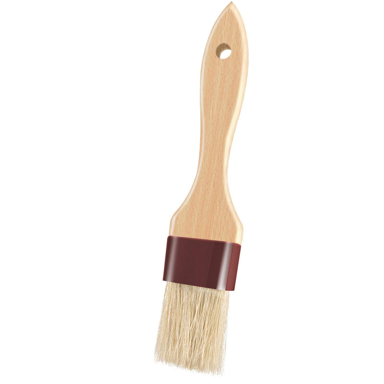 Pastry Brushes for Baking Basting Brush with Boar Bristles and Beech Hardwood Handles Culinary Oil Brush for Barbecue Butter Grill BBQ Sauce Baster Marinade Kitchen Food Cooking Brushes