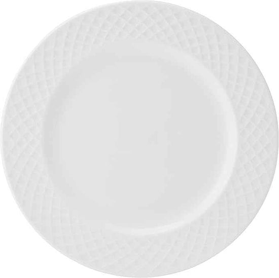 Mikasa Trellis Bone China Lightweight Chip Resistant 40 Piece Dinnerware Set, Service for 8