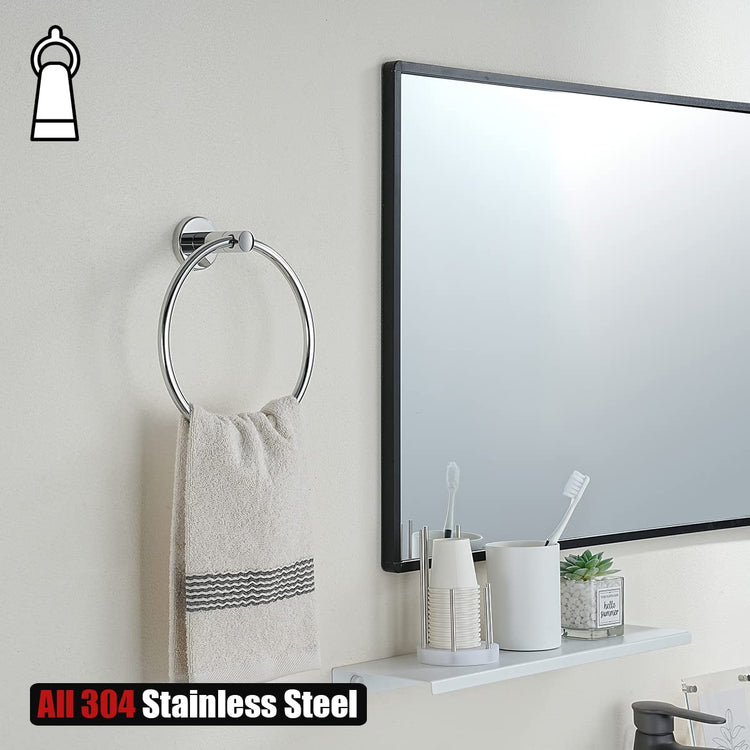 Chrome Towel Ring