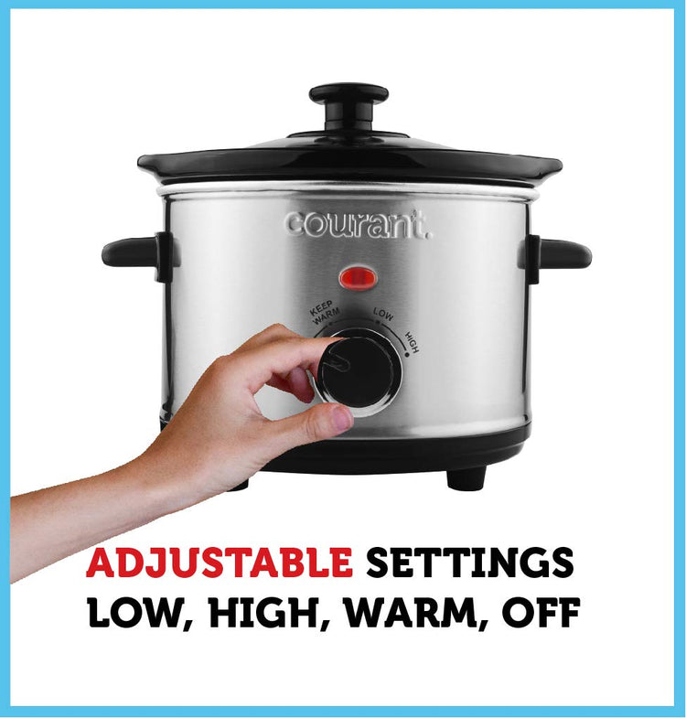 Small Slow Cooker 1.6 QT