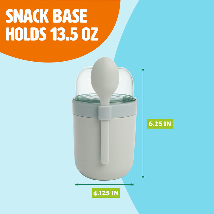 Travel Snack Cups with Spoons (2 Count)