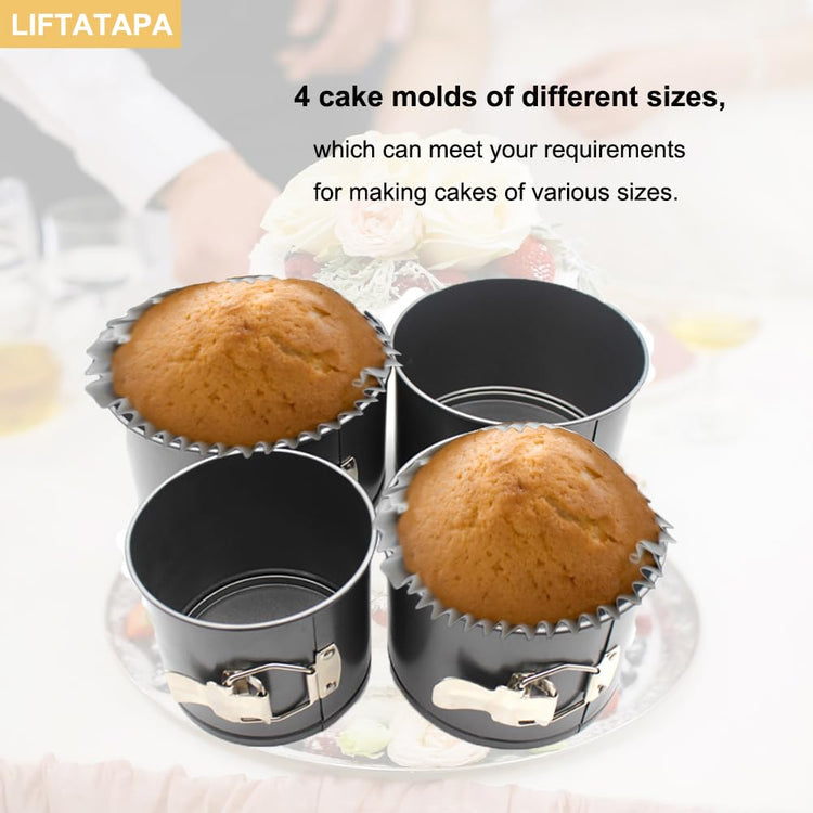 4Pcs Springform Pan (4 Count)