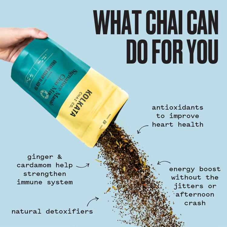 Kolkata Chai Rose Masala Chai mix (4.2329 Ounce)