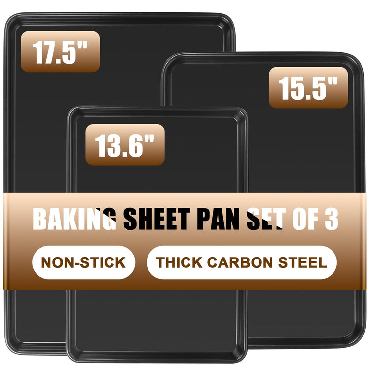 Baking Sheet Pan Set of 3 (3 Count)