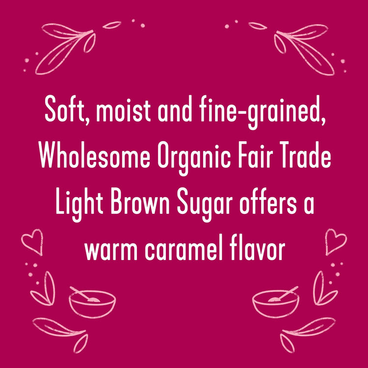 Fair Trade Organic Light Brown Sugar (64 Ounce)