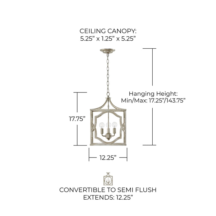 9481AS Blakely Lantern Foyer Pendant