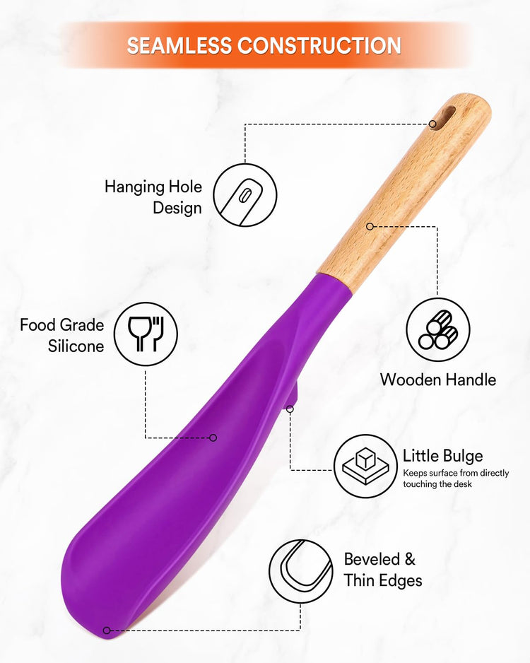Cooking Spoon and Rice Scooper for Nonstick Cookware