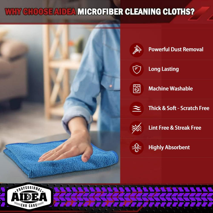 Microfiber Cleaning Cloth (50 Count)