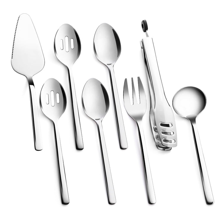 8 piece Large Hostess Serving Utensils Set